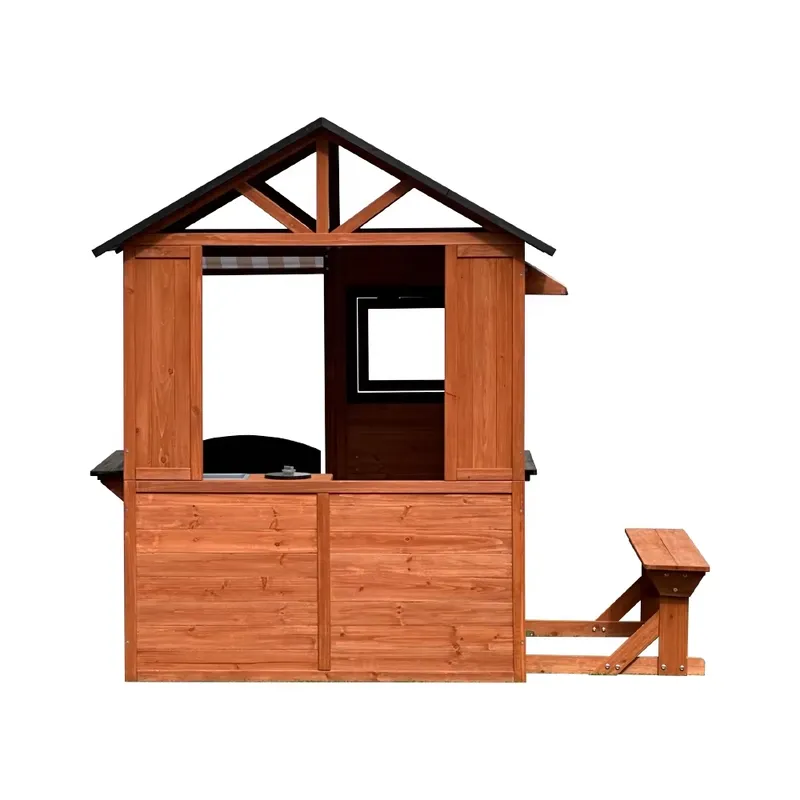 Wooden Dollhouse for Kids Four - đánh giá và giá Kids Outdoor Climbing Frame