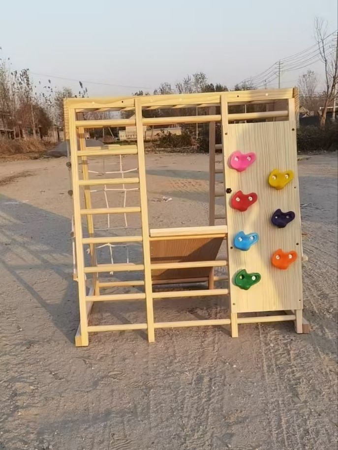 Kids Montessori Wooden Climbin - đánh giá và giá Kids Outdoor Climbing Frame