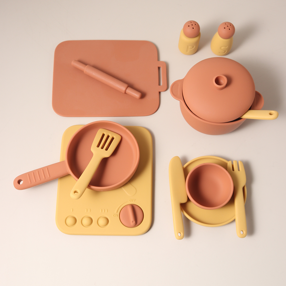 13 Pcs Set Silicone Cooking Pl - đánh giá và giá Kids Outdoor Kitchen Accessories