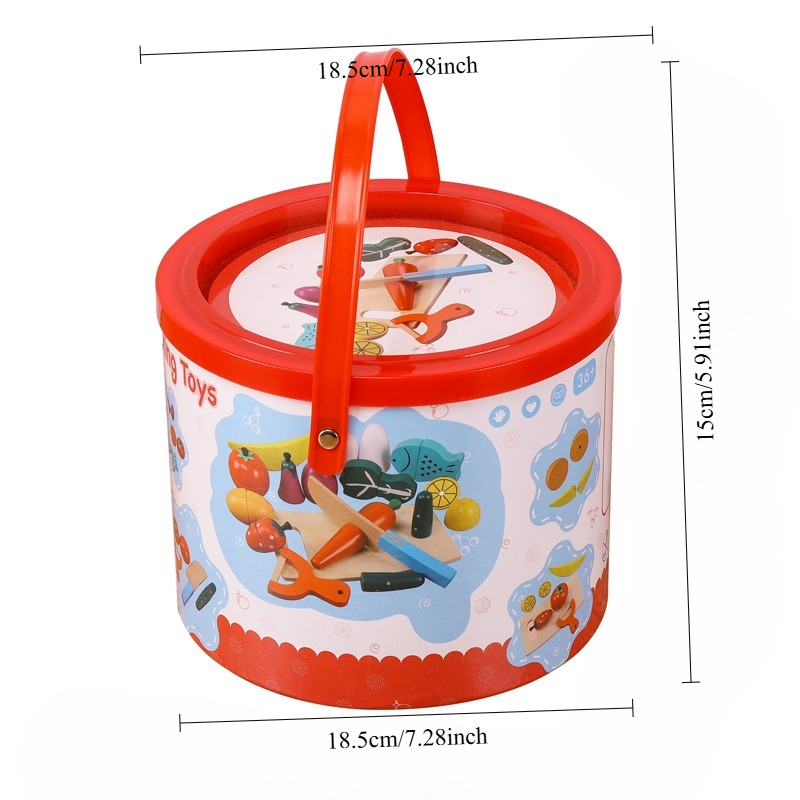 Wooden Fruit Vegetable Cutting - đánh giá và giá Kids Outdoor Kitchen Accessories