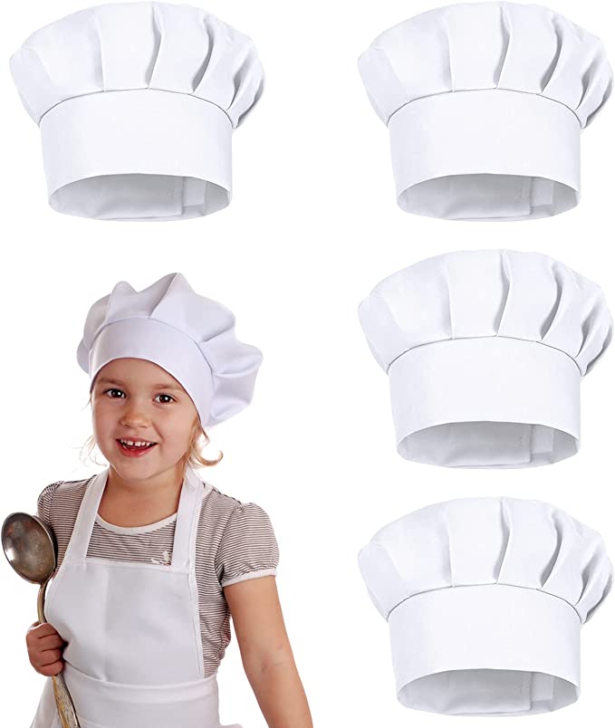 4PCS White Party Cap Hat Costu - đánh giá và giá Kids Outdoor Kitchen Accessories